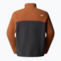 Felpa da uomo The North Face Yumiori 1/4 Zip asphaltgrey/burntumber/summitgold 5