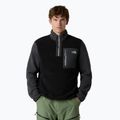 Felpa The North Face Yumiori 1/4 Zip uomo nero/grigio asfalto/grigio monumento