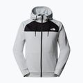 Felpa da uomo The North Face Reaxion Fleece Full Zip Hoodie high rise grey light heather