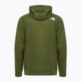 Felpa da uomo The North Face Reaxion Fleece Full Zip Hoodie verde bosco/nero 2