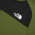 Felpa da uomo The North Face Reaxion Fleece Full Zip Hoodie verde bosco/nero 3