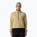 Felpa donna The North Face Glacier Fleece 1/2 Zip Short khaki stone