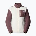 Felpa in pile da donna The North Face Yumiori Full Zip bianco dune/tawny quarzo