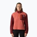 The North Face donna Yumiori 1/4 Zip felpa mars dust/sumac/solar flare