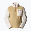 The North Face donna Yumiori 1/4 Zip Felpa kaki stone/white dune/utility brown 4