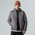 Giacca imbottita da uomo The North Face Huila Synthetic Hoodie smoked pearl 4