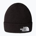 Berretto invernale da bambino The North Face Baby Logo Box Beanie tnf black
