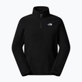 Felpa in pile da uomo The North Face Glacier Fleece 1/4 Zip nero 3