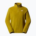Felpa The North Face Glacier Fleece 1/4 Zip deep dijon da uomo 4