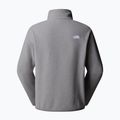 Felpa in pile da uomo The North Face Glacier Fleece 1/4 Zip grigio erica medio 5