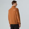 Felpa in pile da uomo The North Face Glacier Fleece 1/4 Zip Burnt umber 3