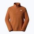 Felpa in pile da uomo The North Face Glacier Fleece 1/4 Zip Burnt umber 4