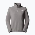 Felpa in pile da donna The North Face Glacier Fleece 1/4 Zip mid grey heather 4
