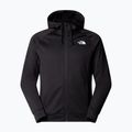 Felpa da uomo The North Face Reaxion 2.0 Hooded Full Zip nero heather 5