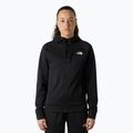 Felpa donna The North Face Reaxion 2.0 con cappuccio e zip integrale black heather