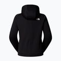 Felpa donna The North Face Reaxion 2.0 con cappuccio e zip integrale black heather 6