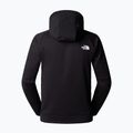 Felpa da uomo The North Face Mountain Athletics Fleece con cappuccio e zip 1/4 nera 5