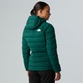 Giacca imbottita da donna The North Face Abseil Stretch Down Hoodie verde caccia 3