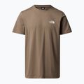 Maglietta da uomo The North Face Simple Dome marrone moka 3