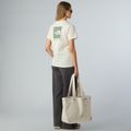 Maglietta The North Face Box Nse Relaxed donna, bianco dune/ardesia muschio 2