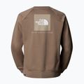 Felpa da uomo The North Face Raglan Box Nse Crew mocha brown/mushroom gr 2