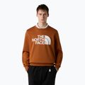 Felpa da uomo The North Face Easy Crew color ambra bruciato