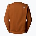 Felpa da uomo The North Face Easy Crew color ambra bruciato 5