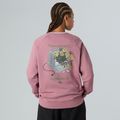 Felpa donna The North Face Connect Relaxed Crew Graphic nostalgia rose 2