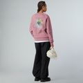 Felpa donna The North Face Connect Relaxed Crew Graphic nostalgia rose 3
