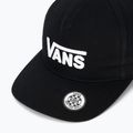Cappellino con visiera per bambini Vans Drop V Logo Snapback black 3