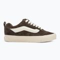 Scarpe Vans Knu Skool in pelle scamosciata di maiale marrone carbone 2