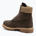 Scarpe da uomo Timberland Premium 6 Inch Lace Up Waterproof dark brown nubuck/olive 3