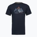 Maglietta da uomo Smartwool Peak Bagger Active SS Graphic Tee navy