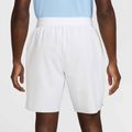 Pantaloncini da tennis Nike Court Dri-Fit Advantage 8" da uomo, bianco/nero 4