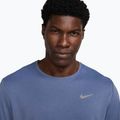Uomo Nike Miler Dri-Fit UV diffuso blu a maniche lunghe da corsa 4