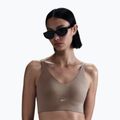 Reggiseno sportivo Nike Alate Medium Support Longline mink brown/white