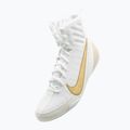 Scarpe da boxe Nike Machomai 3 bianco/oro metallizzato 4
