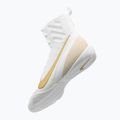 Scarpe da boxe Nike Machomai 3 bianco/oro metallizzato 5