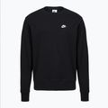 Felpa uomo Nike Club Fleece Crew black/white 5