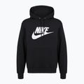 Felpa uomo Nike Club Pullover Hoodie black/black/white 6