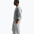 Pantaloni da uomo Nike Club Cuffed Brushed dark grey heather/light smoke grey/white 4