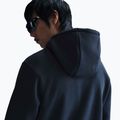 Felpa con cappuccio Nike Club Full Zip Uomo ossidiana/ossidiana/bianca 5