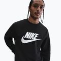 Felpa uomo Nike Sportswear Club Graphic Fleece Crew black/white 4