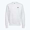 Felpa da uomo Nike Club Fleece Crew white/black 7