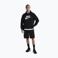 Felpa uomo Nike Club Pullover Hoodie black/black/white 2