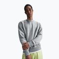 Felpa Nike Club Fleece Crew da uomo, grigio scuro, erica/bianco