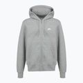 Felpa uomo Nike Club Full Zip Hoodie dark grey heather/light smoke grey/white 6