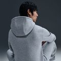 Felpa uomo Nike Club Full Zip Hoodie dark grey heather/light smoke grey/white 6