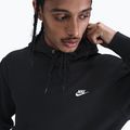 Felpa uomo Nike Club Pullover Hoodie black/black/white 5