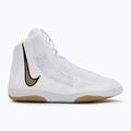 Nike Inflict 4 wrestling scarpa bianco / oro metallico / polvere di fotone / nero 2